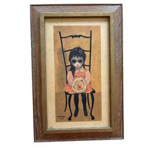 Keane 1962 Waiting for Grandmother Print
